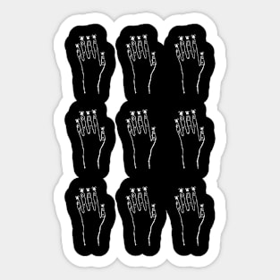 hands Sticker